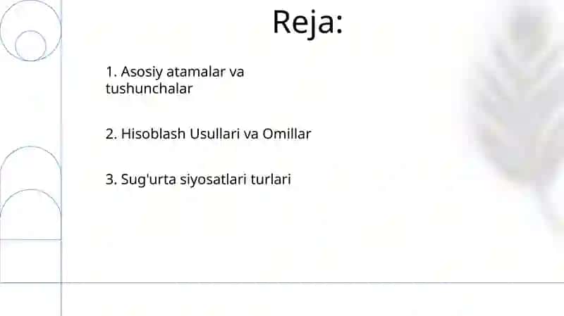 Inshoatlar va ularning hisoblash sxemalari 2