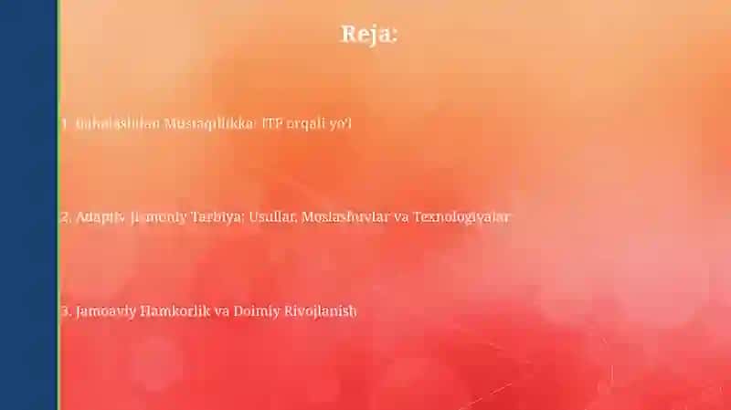 Adaptiv jismoniy tarbiya jarayonida shahsni tayorlash 2