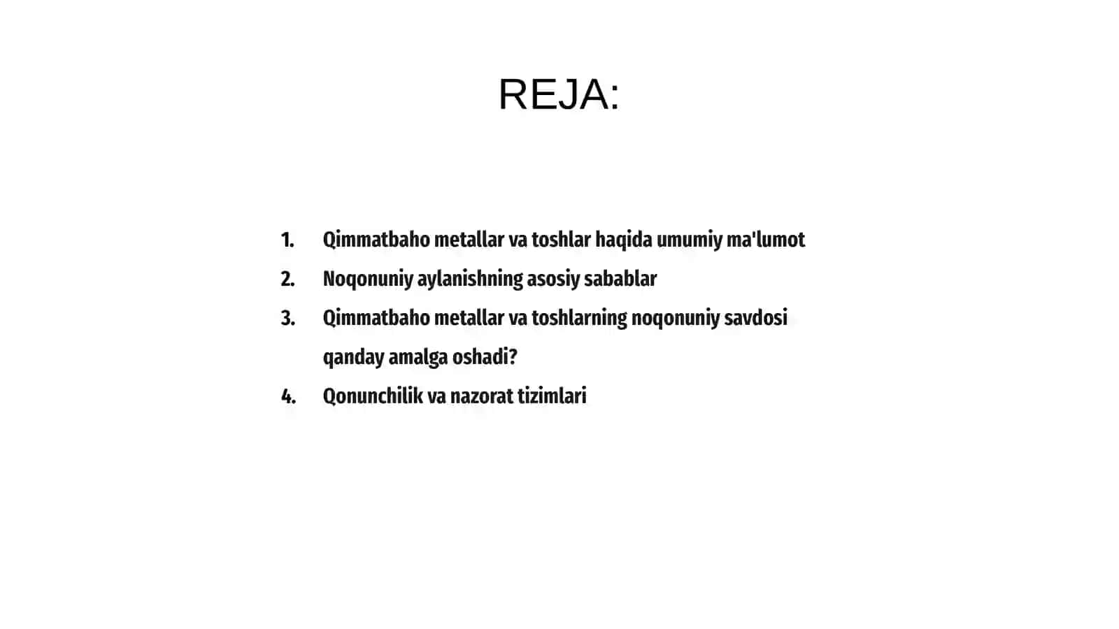 Qimmatbaho metallar va toshlar 2