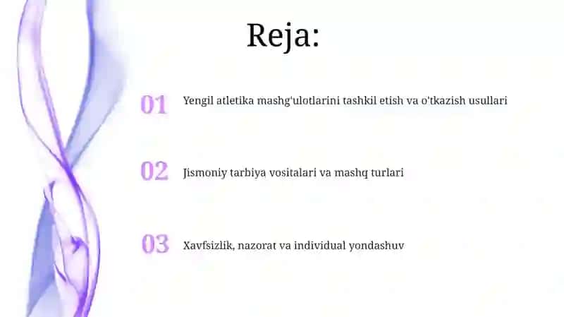 Jismoniy tarbiya vositalari va yengil atletika turlari 2