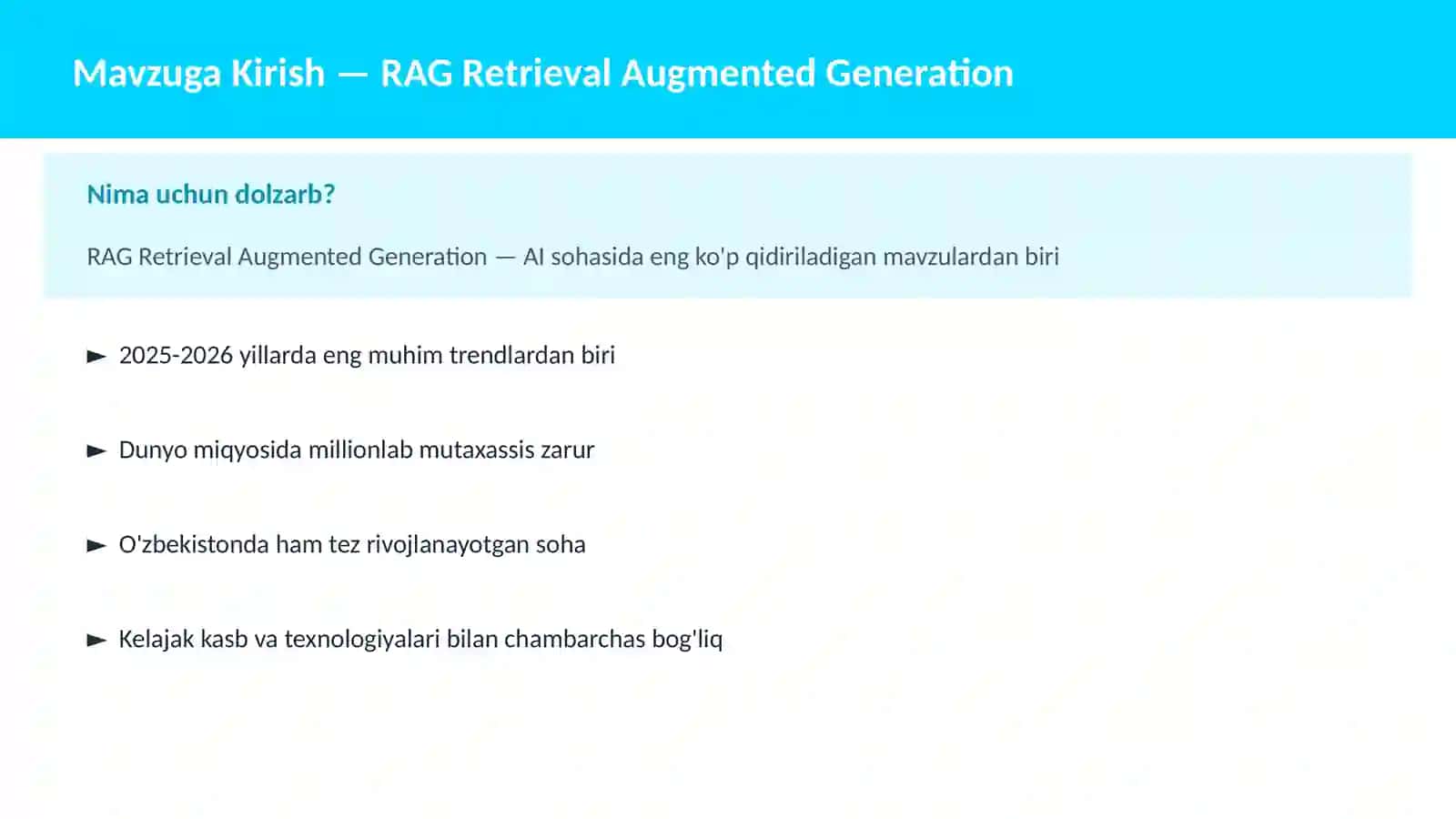 AI | GENERATIVE AI VA LLM 2