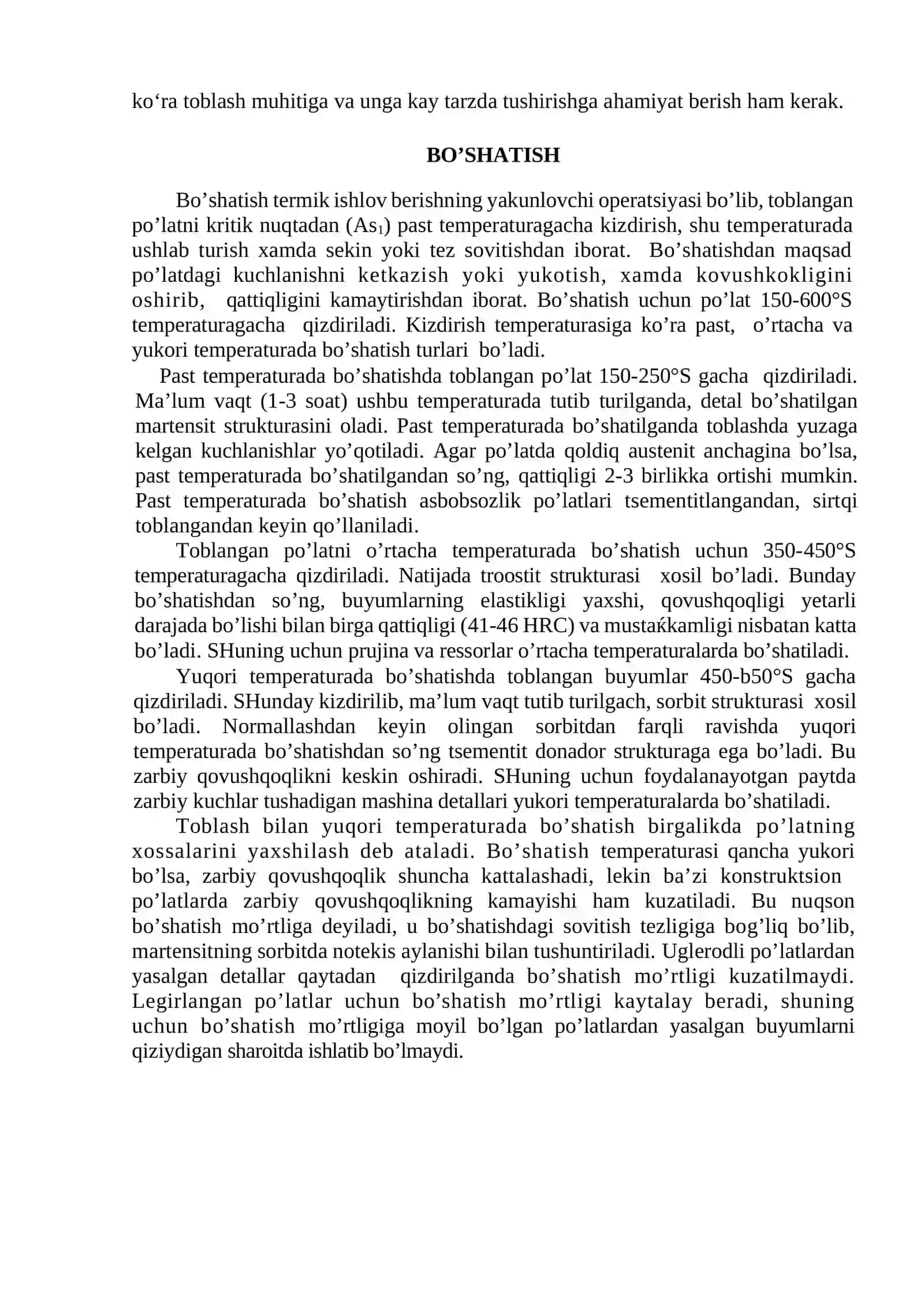 Po‘latni yuza toblash 2