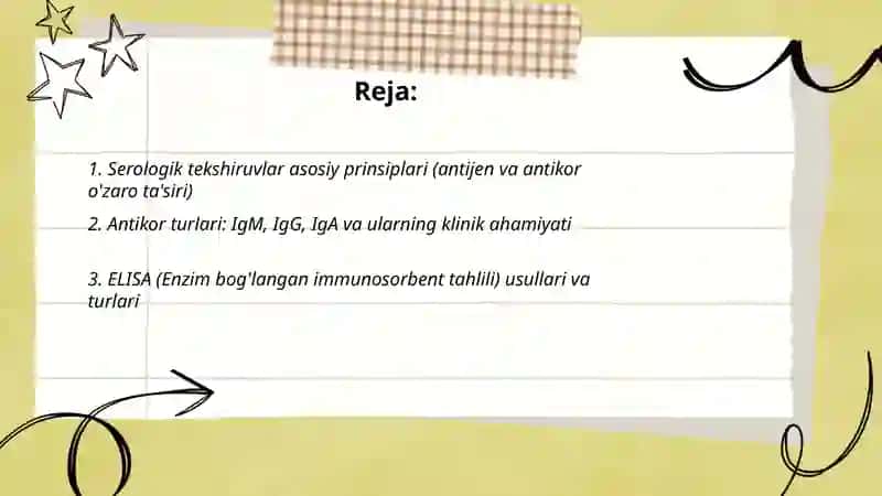 Serologik tekshiruv usullari 2