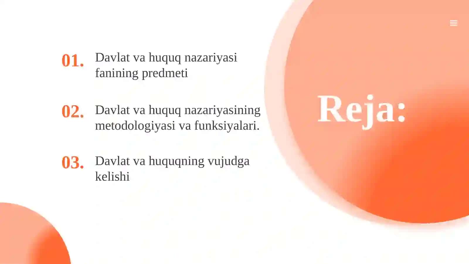 Davlat va huquq nazariyasi 2