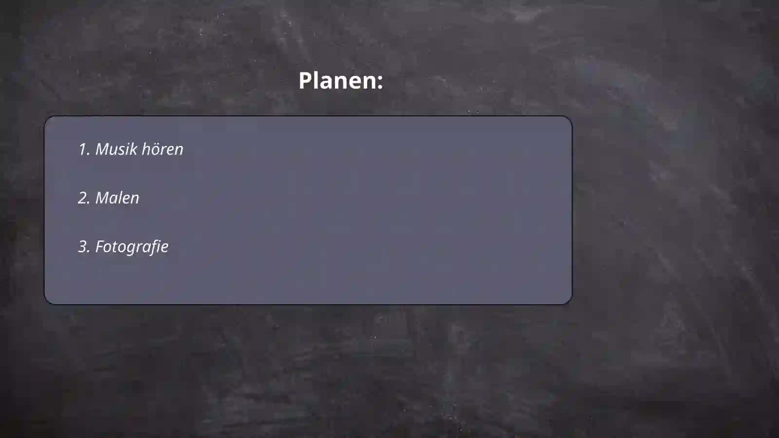Musik hören 2