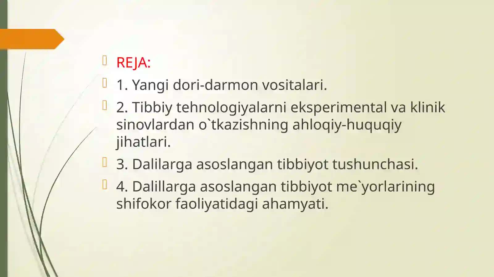 Yangidori-darmonvositalari, tibbiy tehnologiyalar eksperimental va klinik sinovlardan o`tkazishning ahloqiy-huquqiy jihatlari 2