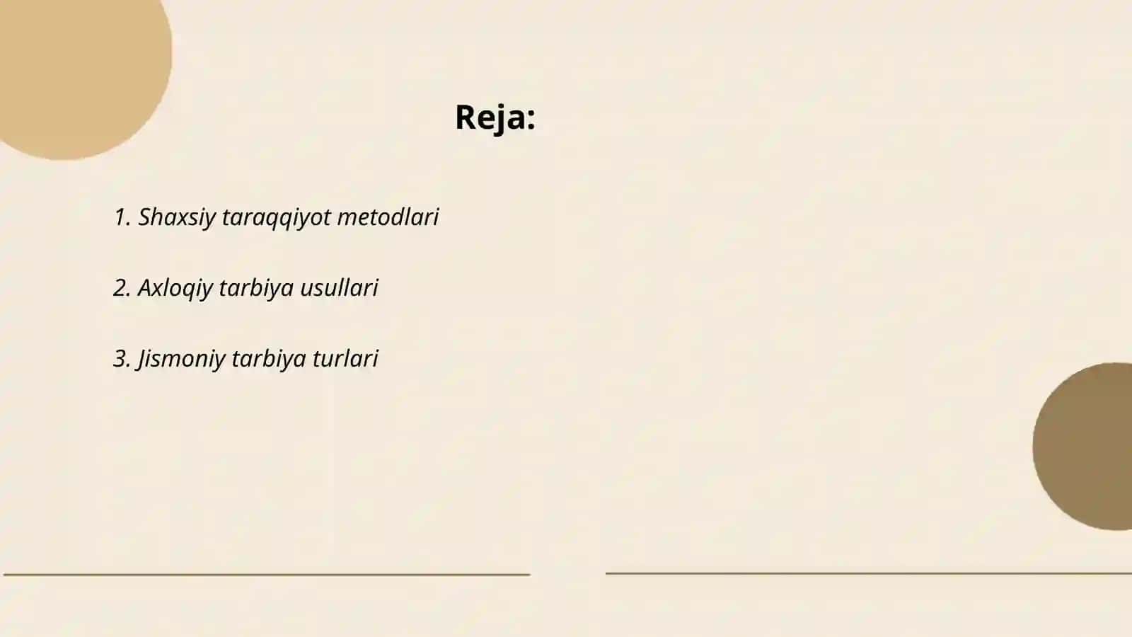 Shaxsiy taraqqiyot metodlari 2