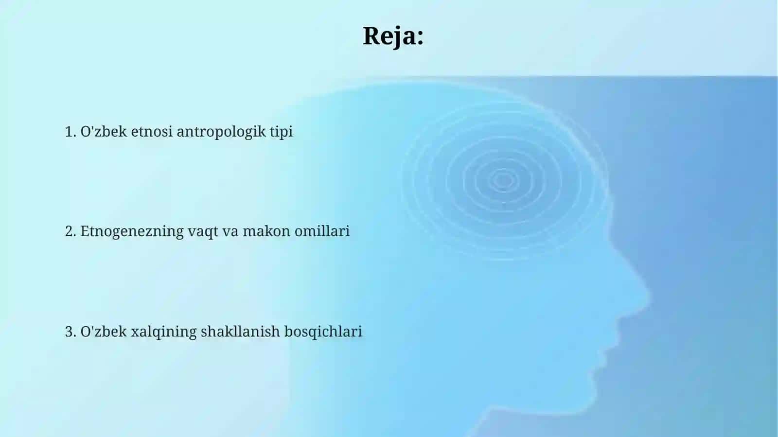 O'zbek etnosi: antropologik xususiyatlar 2