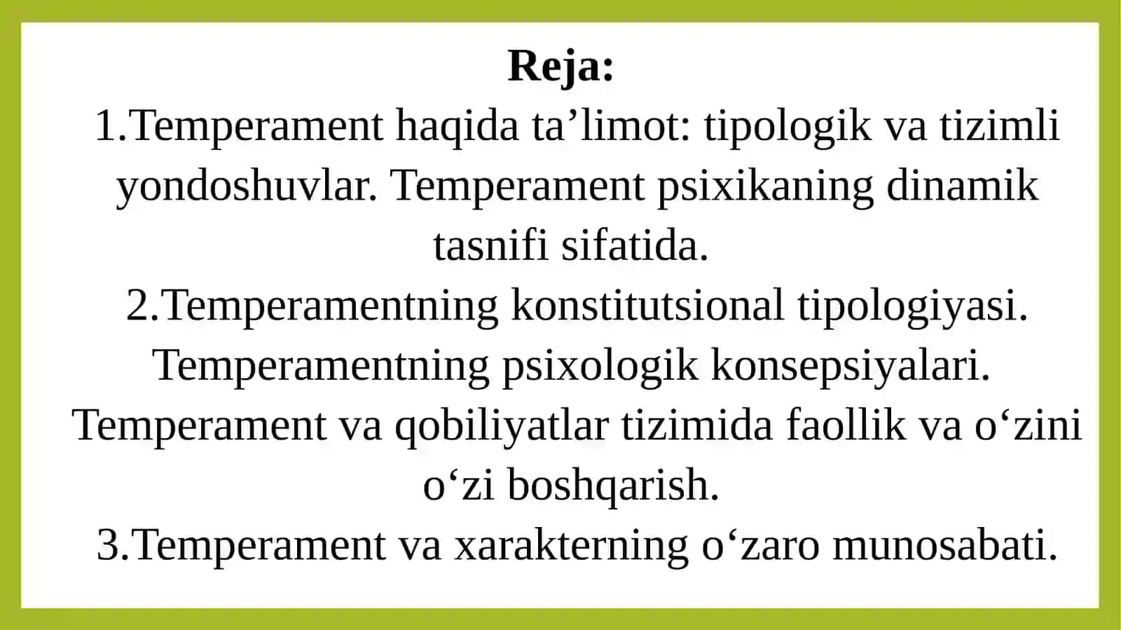 Temperament psixobiolgik asos sifatida 2
