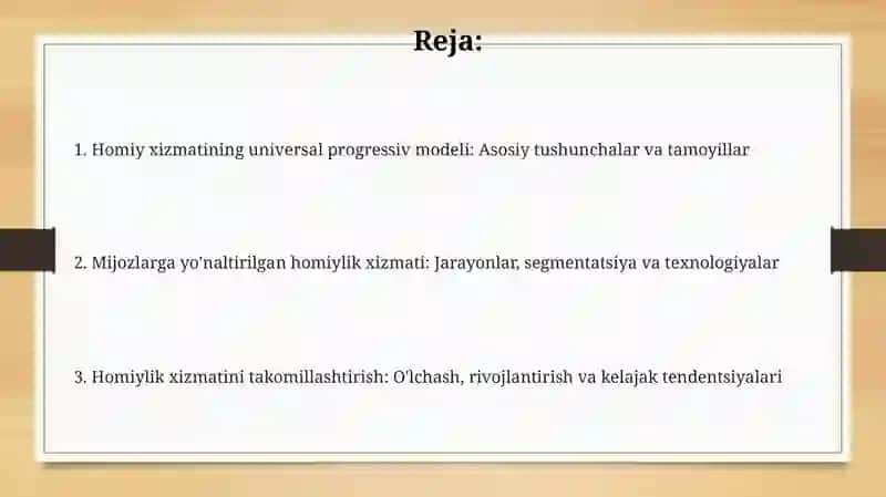 Universal progressiv homiylik xizmati 2
