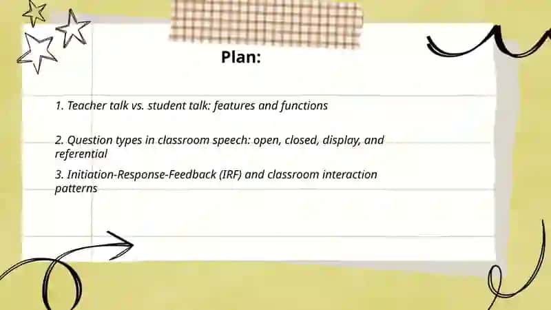 Teacher's and student's speech 2