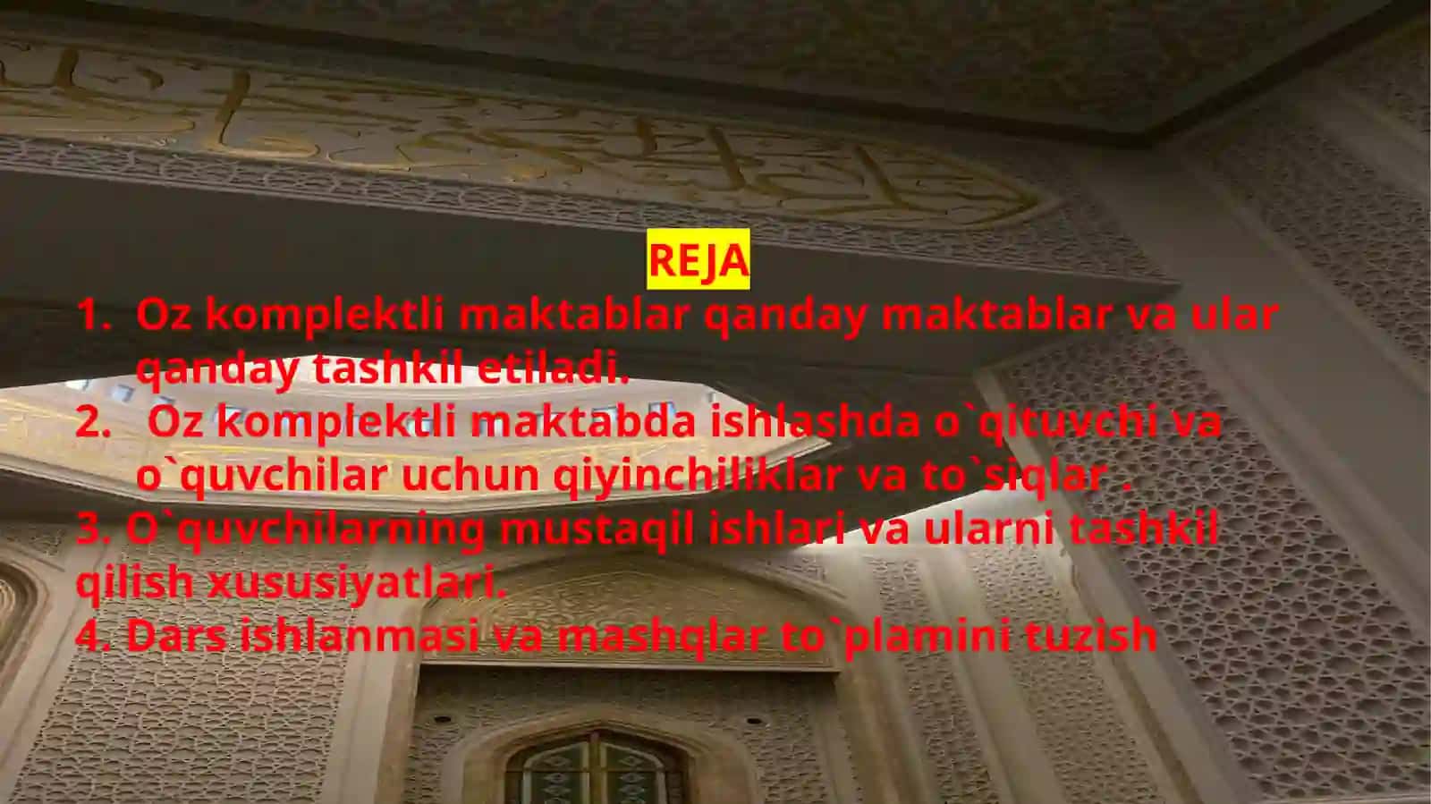 Oz komplektli maktablarda matematika o'qitishni tashkil qilishning o'ziga xos xususiyatiari 2