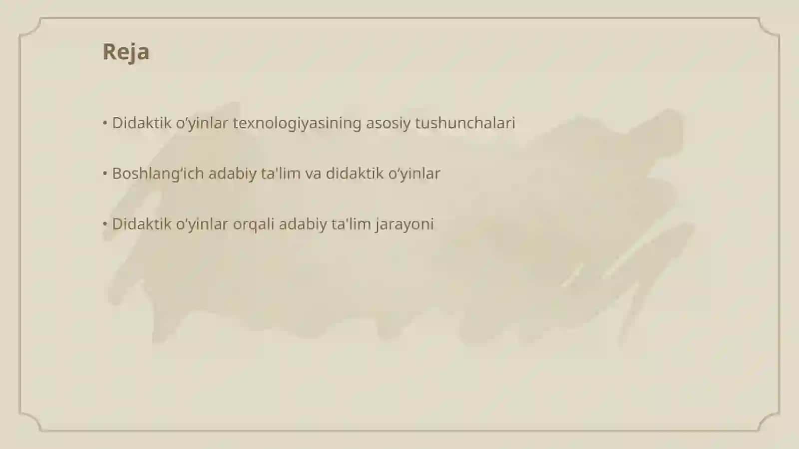Didaktik o‘yinlar texnologiyasi va uning boshlang‘ich adabiy ta'limdagi o‘rni 2