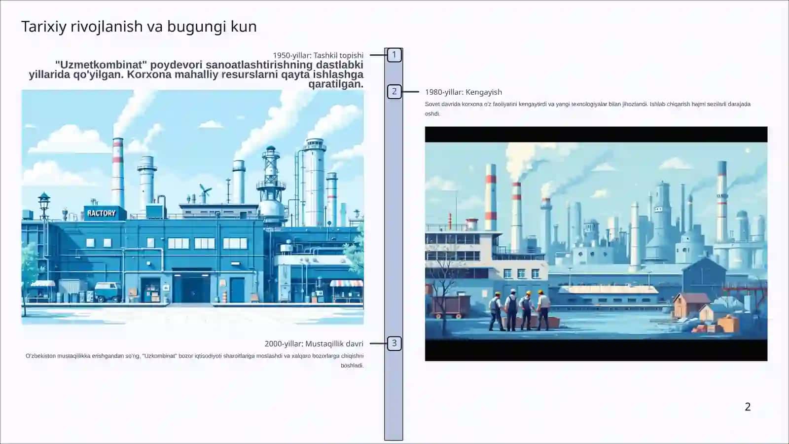 "Uzmetkombinat" AJ strategik rivojlanish rejasi 2