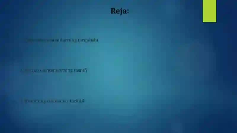 Tabiatdagi Elementlar 2
