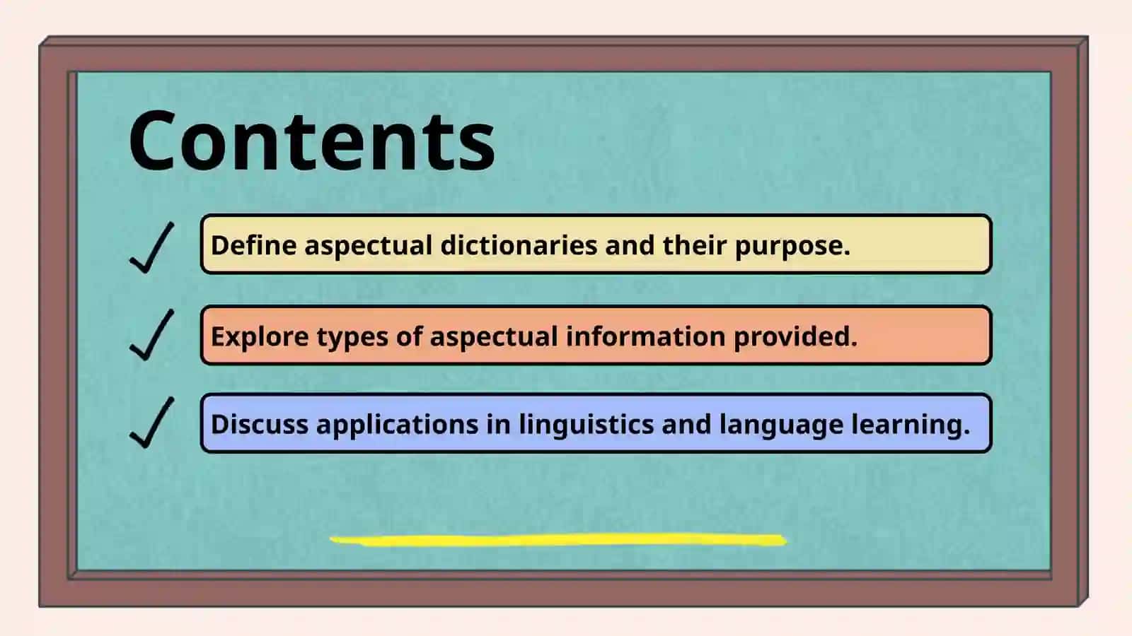 Aspectual dictionaries 2
