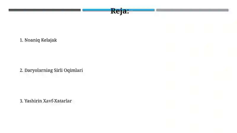 Daryolarning loyqa oqiziqlari 2