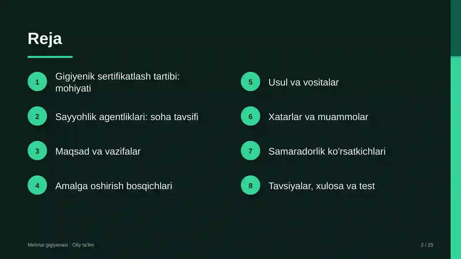 sayyohlik agentliklarida gigiyenik sertifikatlash tartibi 8114 2