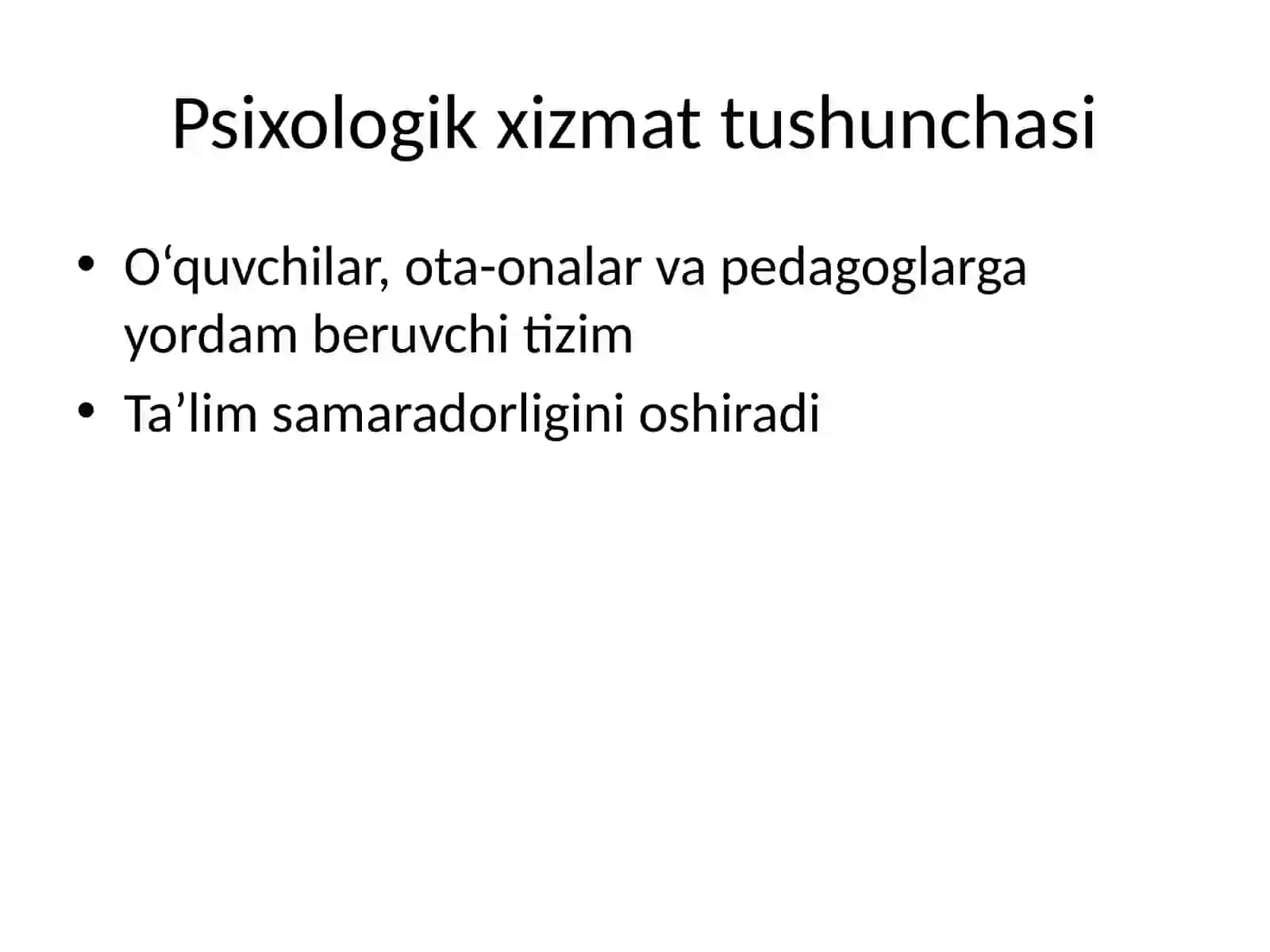 Psixologik xizmat haqidagi nizom 2