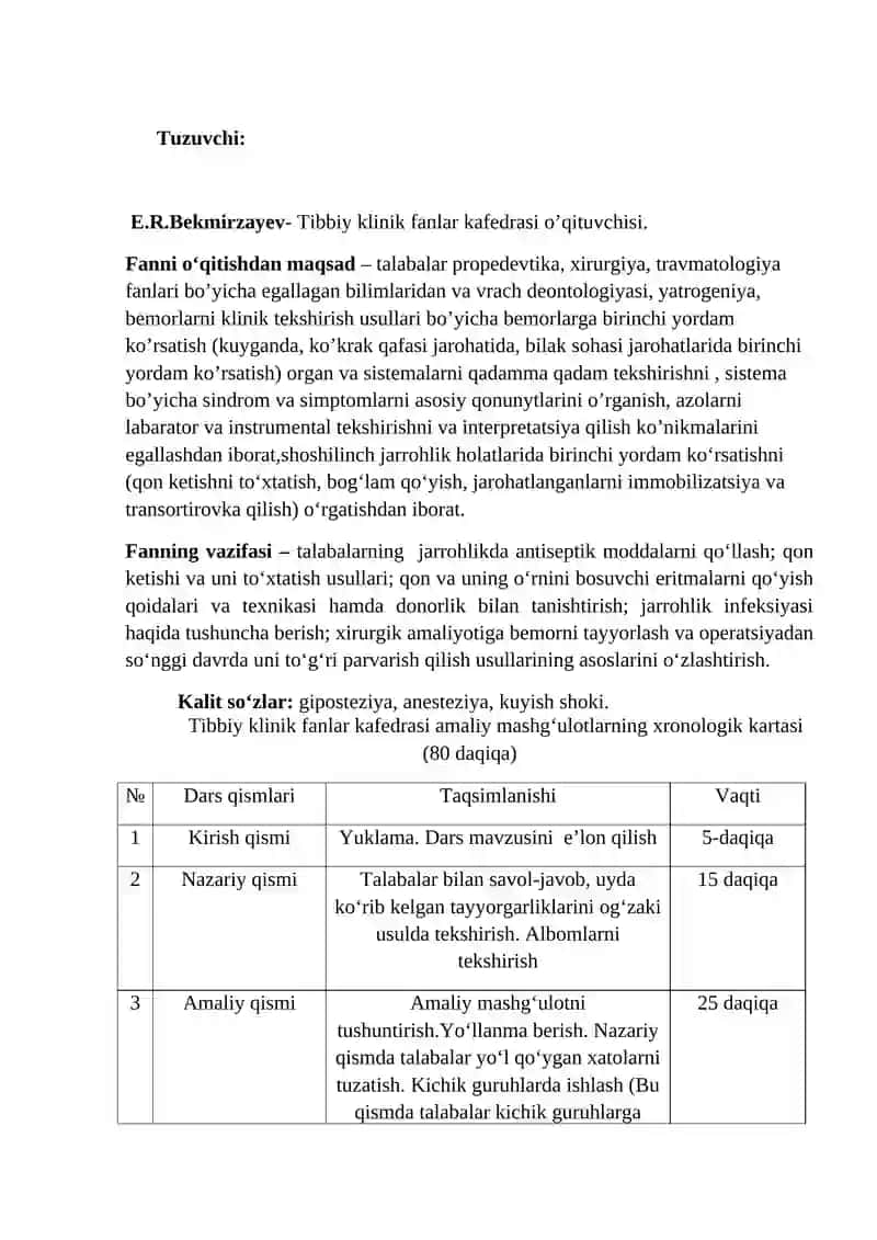 Termik va kimyoviy kuyishda birinchi shifokor yordami 2