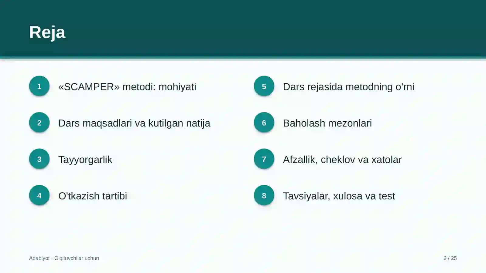 adabiyot darslarida scamper metodidan foydalanish 5856 2
