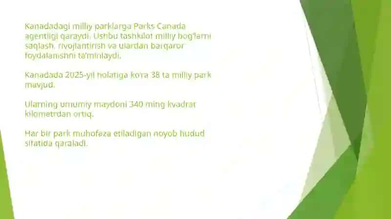 Kanada milliy parklari 2
