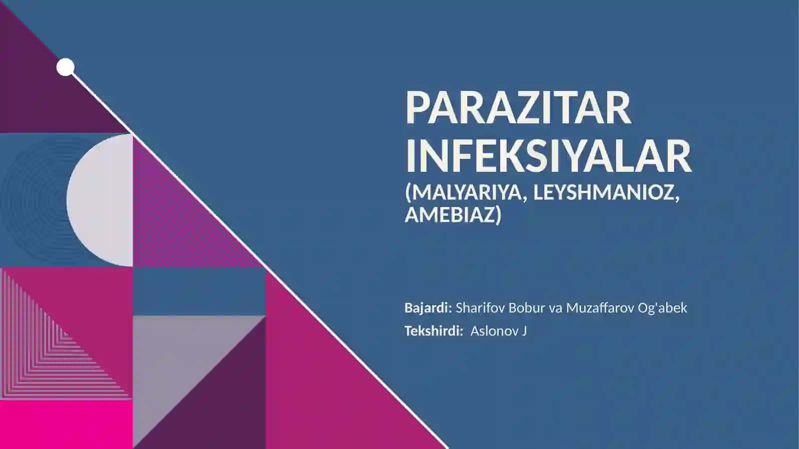 Parazitarinfeksiyalar 2