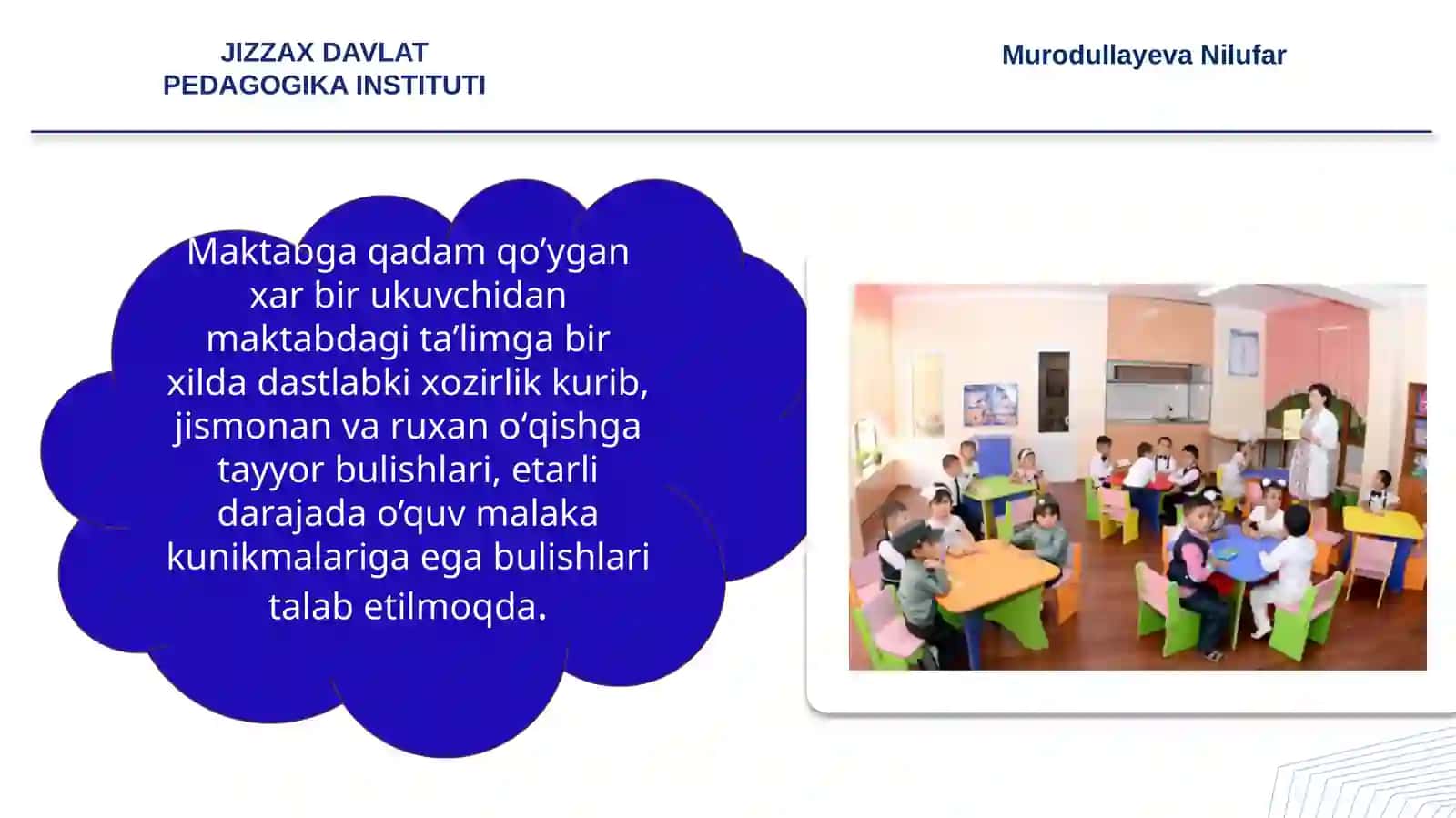 Turli tipdagi maktabgacha taʼlim muassasalarini tashkil tuzulmasi 2