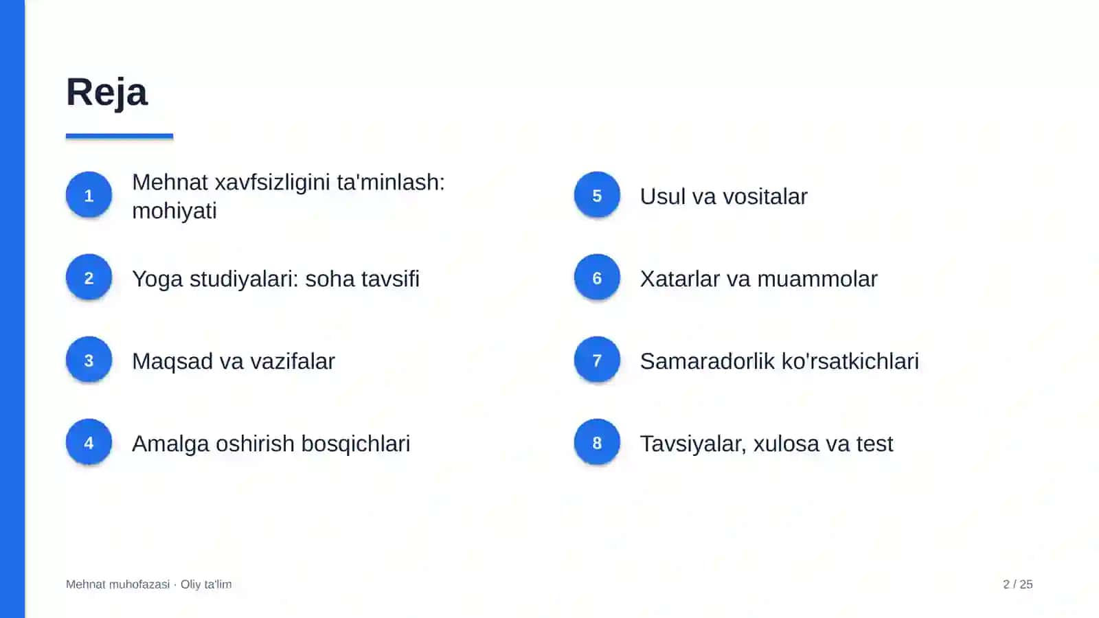 Yoga studiyalarida mehnat xavfsizligini ta'minlash 2
