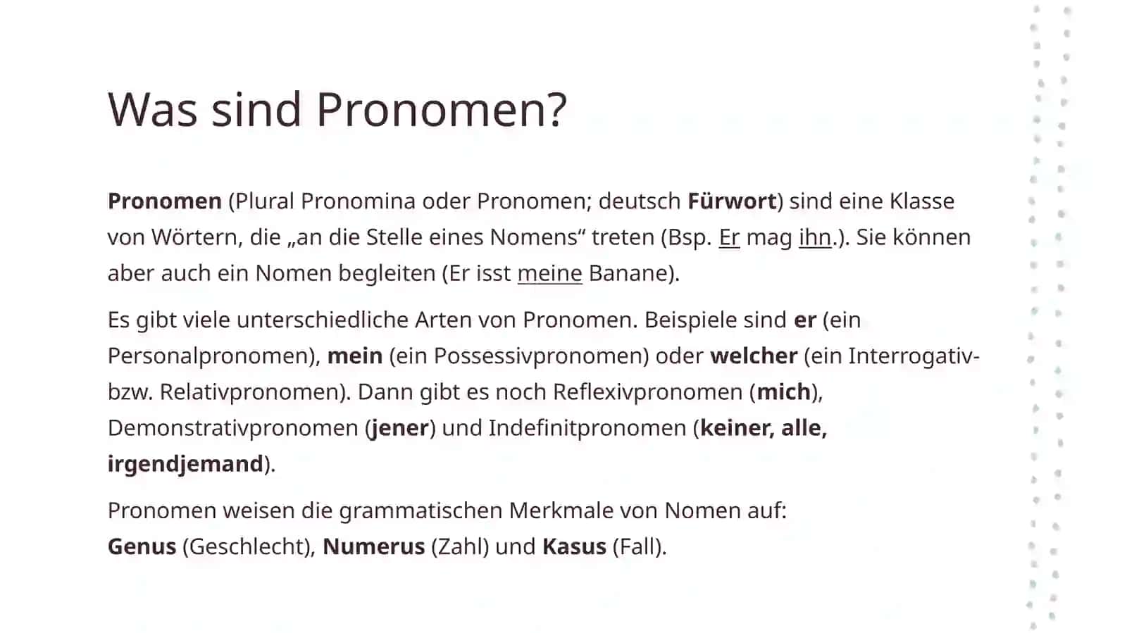 Pronomen 2