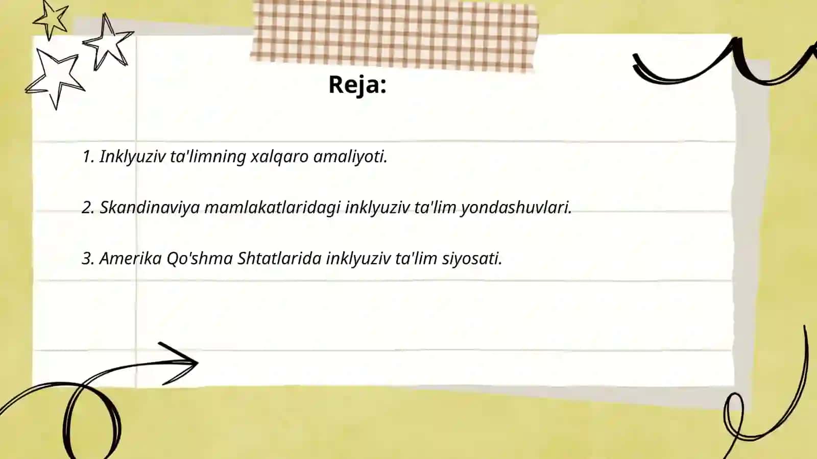 Inklyuziv taʼlimni joriy qilish boʻyicha chet el tajribalari 2