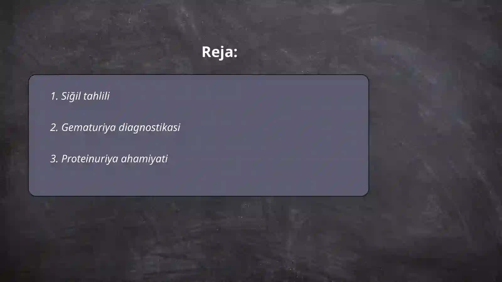 Siğil tahlili 2