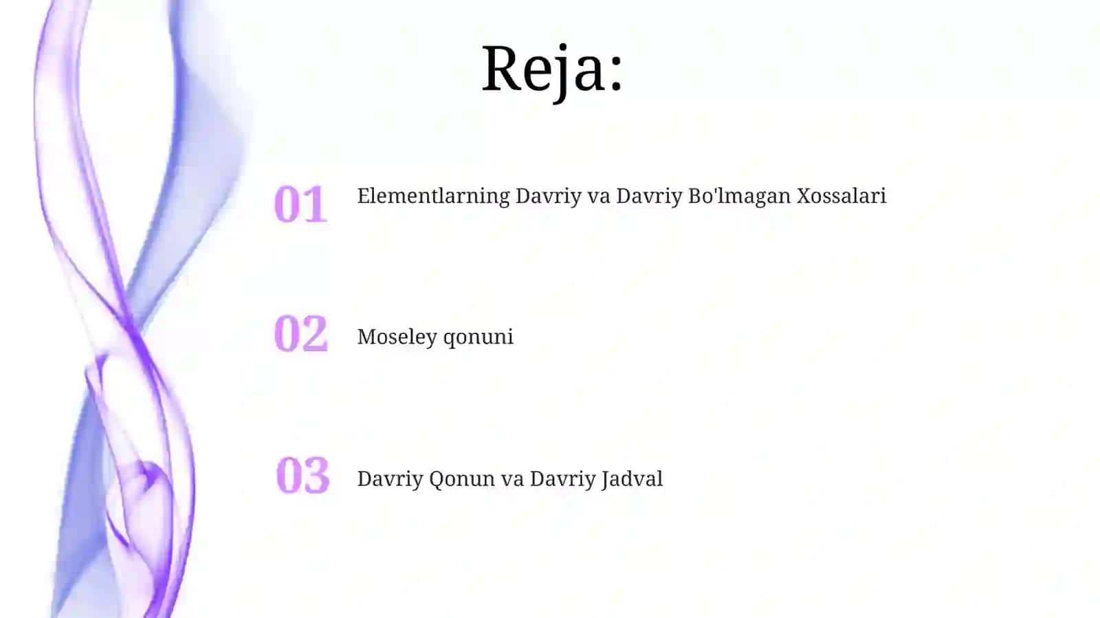 Elementlarning Davriy va Davriy Bo'lmagan Xossalari 2