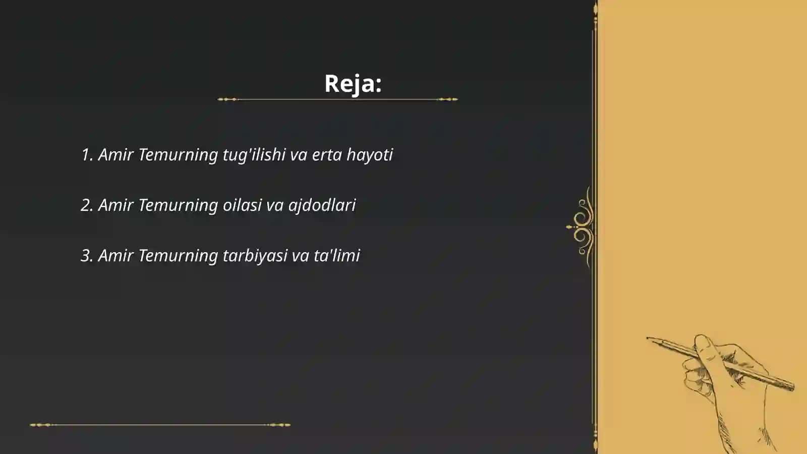 Amir Temur hayoti 2