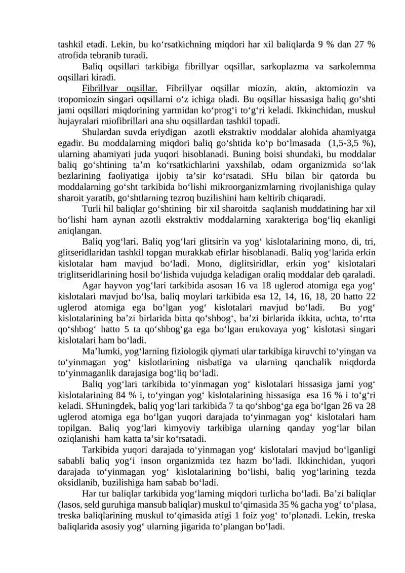Baliqlarni saqlash va birlamchi qayta ishlash 2