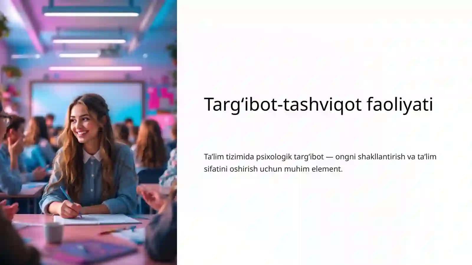 Ta'lim tizimida psixologik targ'ibot 2