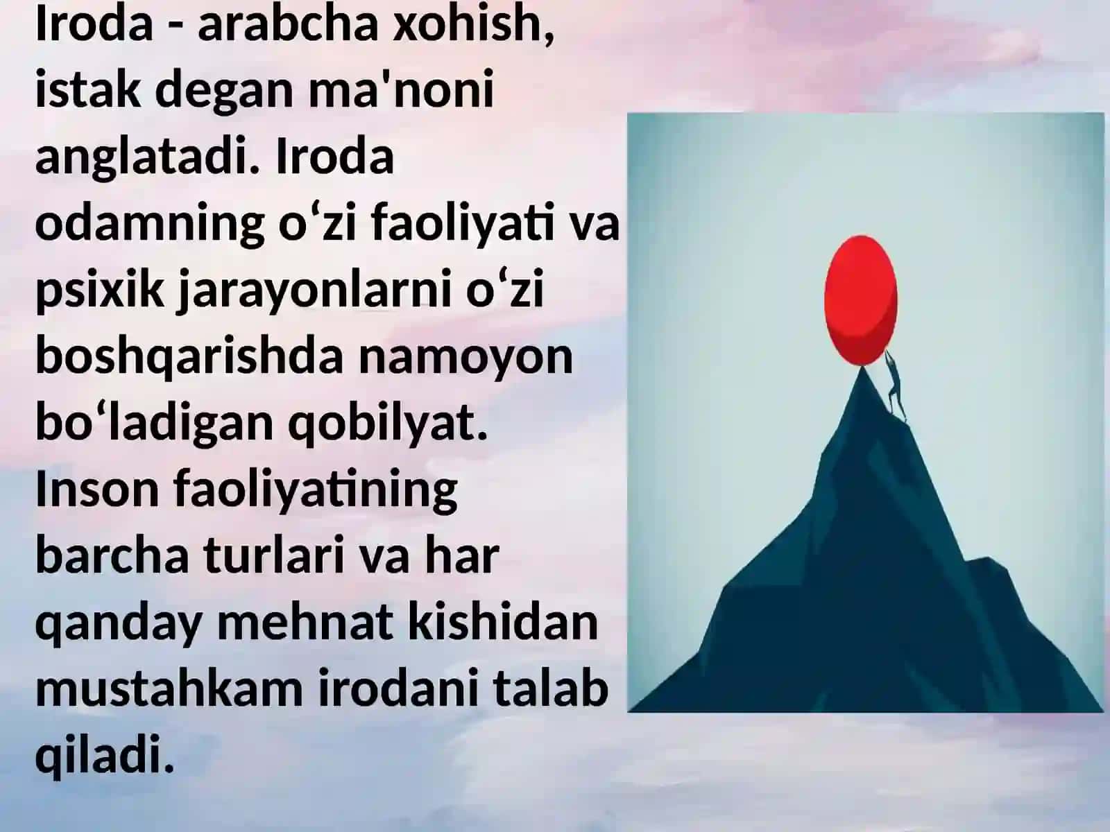 Iroda Nazariyasi va Irodaviy Sifatlar 2