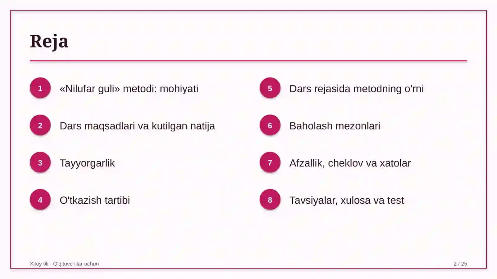 xitoy tili darslarida nilufar guli metodidan foydalanish 2743 2