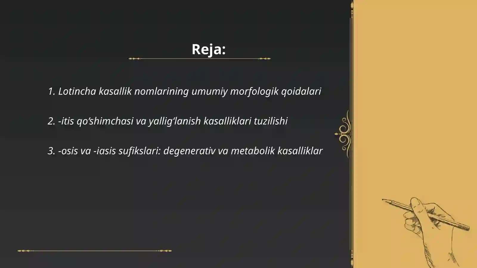 Lotincha kasallik nomlarining lotincha tuzilishi 2