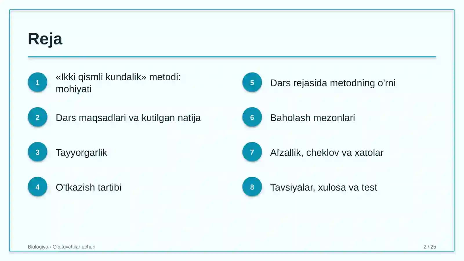 biologiya darslarida ikki qismli kundalik metodidan foydalanish 1103 2