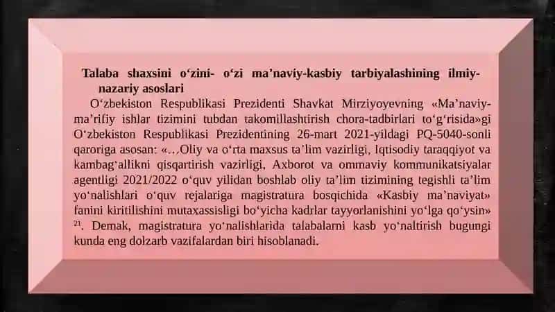 Ma’naviy-Kasbiy Tarbiya 2