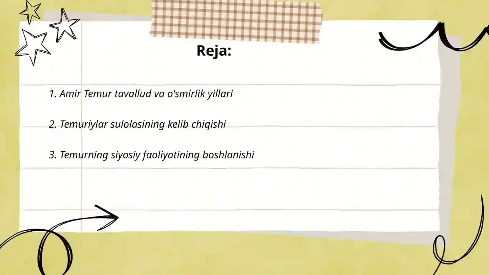 Amir Temur hayoti 2