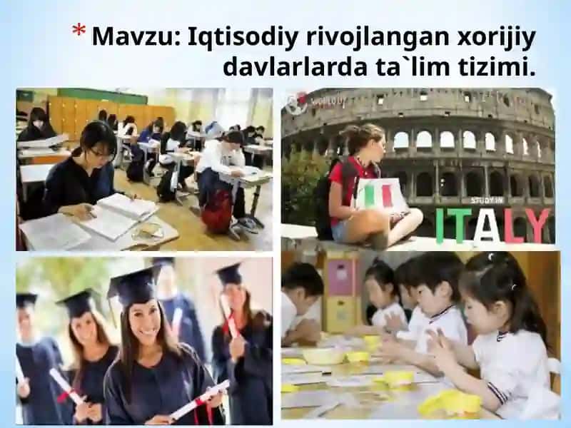 Iqtisodiyrivojlangan xorijiy davlarlar darslik 2