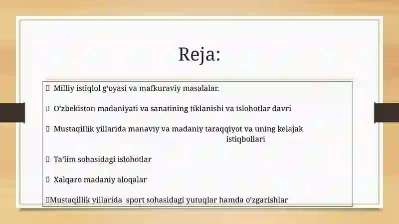 Oʻzbekistonning eng yangi tarixi 2