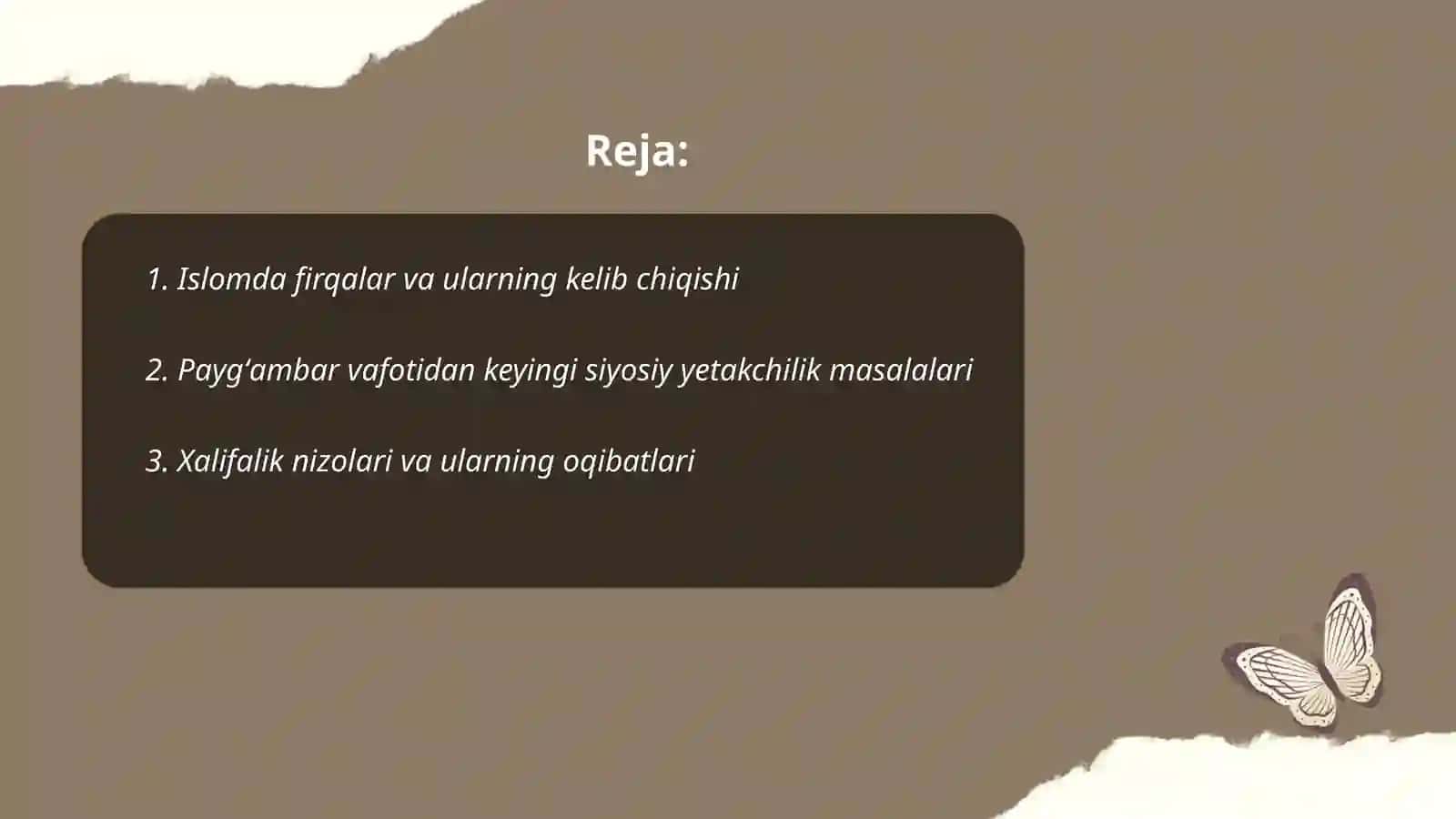 Islom oqimlari va yonalishlarining paydo bolishi sabablari etiqodidagi bolinishlarning sabablari va oqibatlari 2