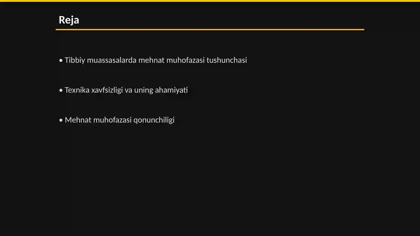 Tibbiy muassasalarda mehnat muhofazasi va texnika xavfsizligi 2