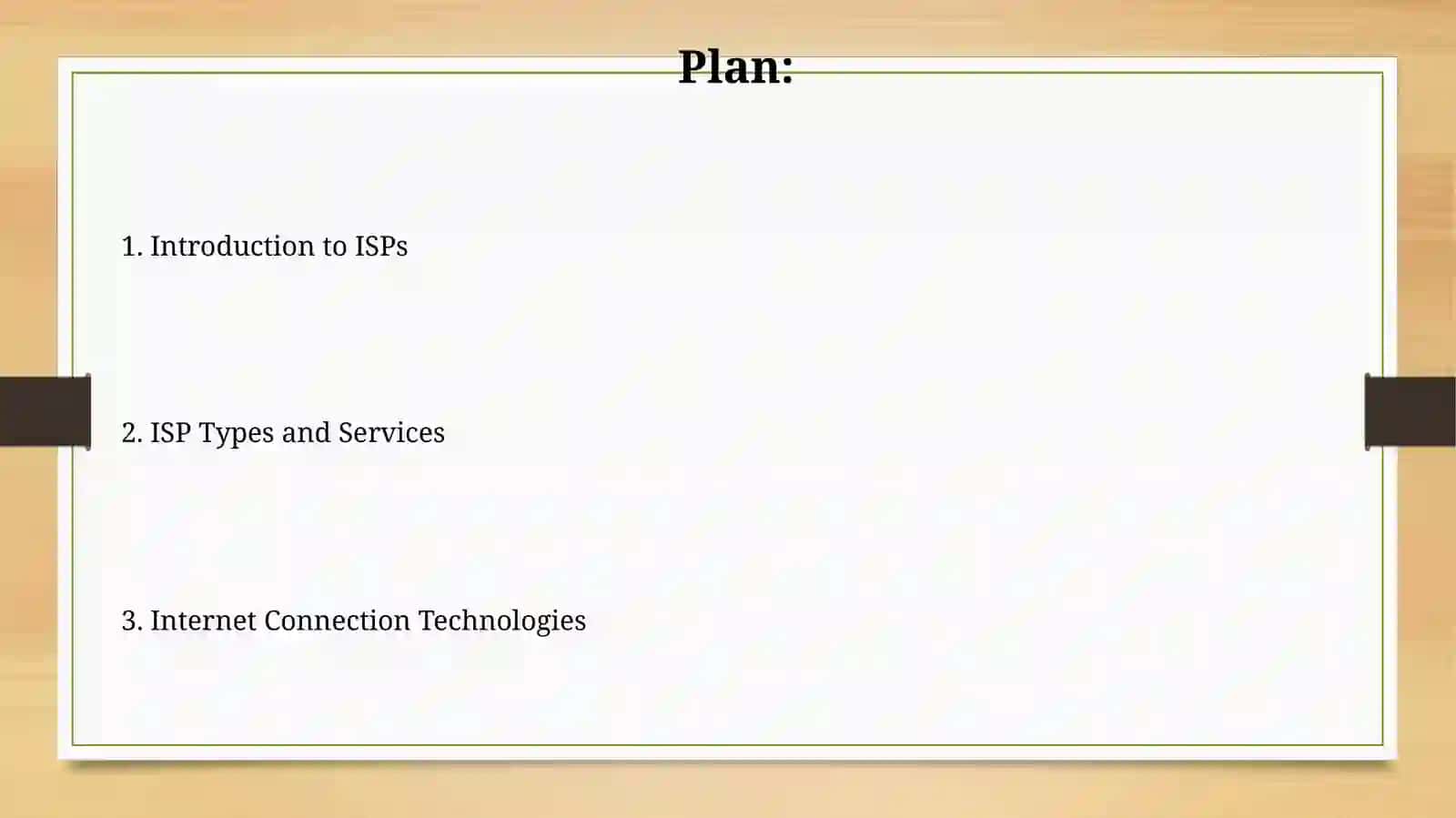 ISPs and Internet Access 2