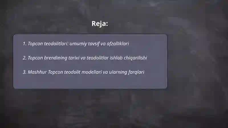 Topcon teodolitlari 2