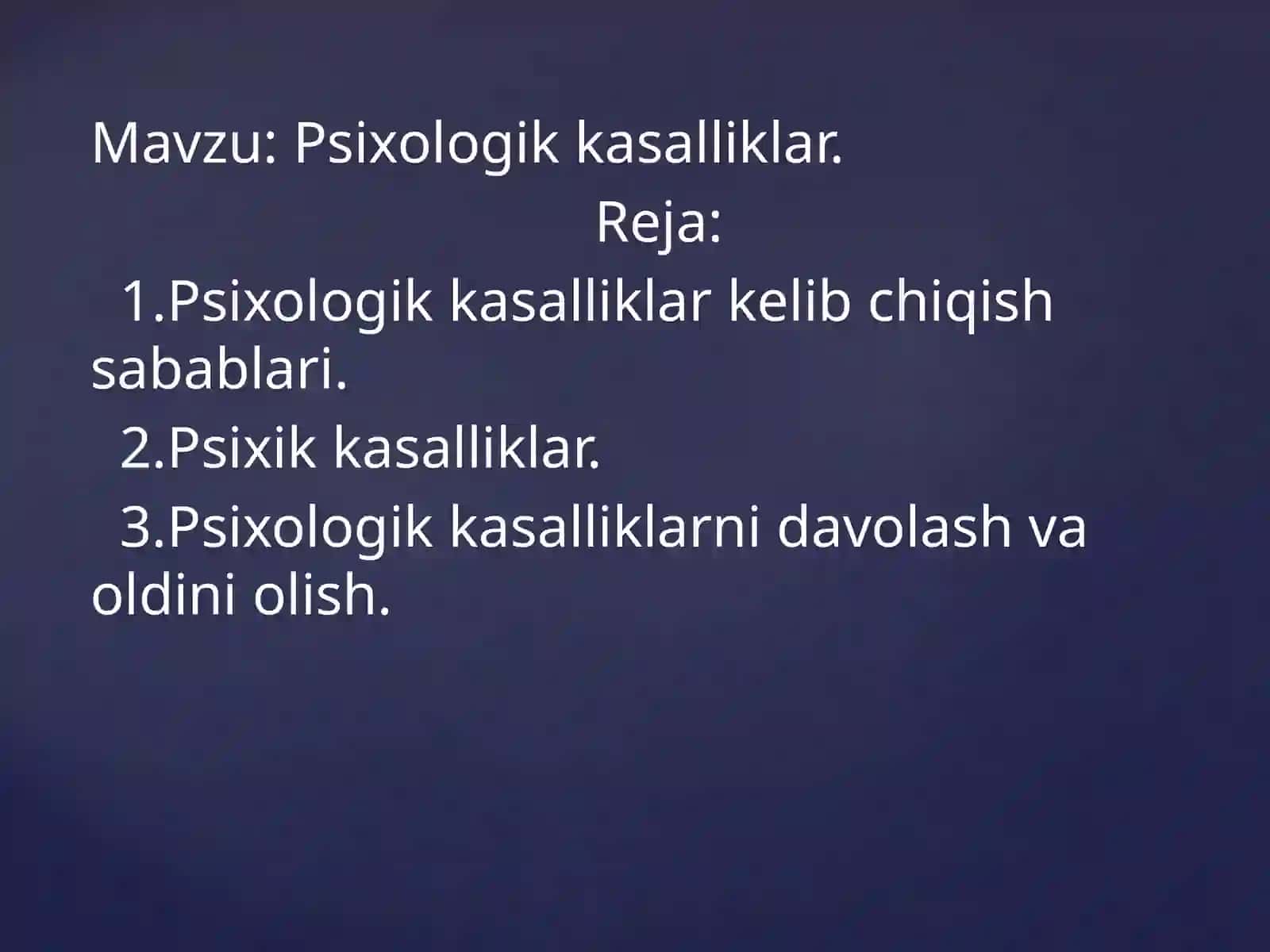 Psixologikkasalliklar 2