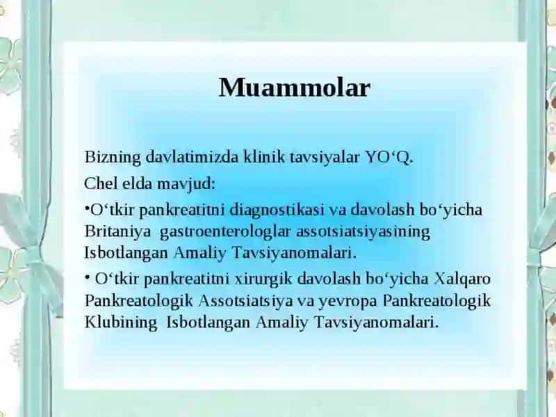 Me'da osti va buyrak ustibezlari fiziologiyasi 2